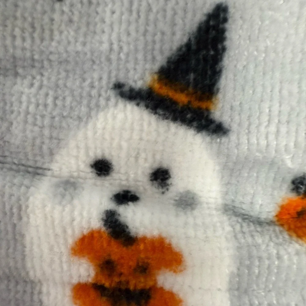 NWT Casaba Halloween Ghosts Cats Hand Towels Set Of 2 Cat Holiday Bath Kitchen